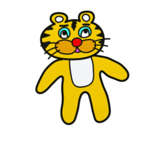 ラインスタンプ虎とら寅トラぬいぐるみlineスタンプ38